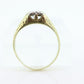 14k Mens Diamond Solitaire ring. 1/2ct Diamond bezel set into multi-tone 14k Gold. Antique MENS GENTS Gentleman ring. STOCK 28-7/50