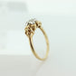 Art Deco Diamond ring. 14k Yellow and White Gold Square table. st(80/84)