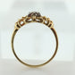 Art Deco Diamond ring. 14k Yellow and White Gold Square table. st(80/84)