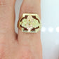 Black Hills Gold Ring. Heavy 10k Vintage Black Hills Gold Mens Statement Ring. sz 12 stock (103/50)