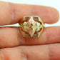 Black Hills Gold Ring. Heavy 10k Vintage Black Hills Gold Mens Statement Ring. sz 12 stock (103/50)