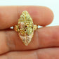 Black Hills Gold Ring. 10k Multi-Tone Black Hills Gold Statement Ring. Size 7.75 stock(103/50)
