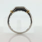 10k Diamond Channel Set Band. White Yellow Gold 5 diamond ring. Mens Ring. 0.55ctw diamonds. ST(166/75)