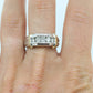 10k Diamond Channel Set Band. White Yellow Gold 5 diamond ring. Mens Ring. 0.55ctw diamonds. ST(166/75)