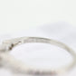 Platinum TRAUB Orange Blossom Ring. Diamond Solitaire Claw Set. Antique Platinum ORANGE Blossom Ring. Stock(402/50)