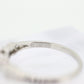Platinum TRAUB Orange Blossom Ring. Diamond Solitaire Claw Set. Antique Platinum ORANGE Blossom Ring. Stock(402/50)