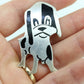 PUPPY DOG sterling silver brooch. Vintage Large 925 Sterling Silver Pup Puppy Buddy Dog Canine Brooch pin. st(15)