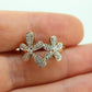 10k Flower Blossom Diamond Set Cocktail ring. Daisy Ring 10k Gold. Flower Ring. Daisy ring. st(51/74)