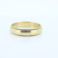 BLISS bros 14k Milgrain Wide BLISS Band. 14k Yellow Gold BLISS milgrain tracks ring. Sz 5.75 4mm wide. st(119)