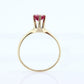 Otsby Barton Ruby Ring. 14k Yellow Gold Claw Design. OB from Art Deco 1920 Era. Ruby Claw ring. st50