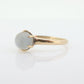 10k Victorian MOONSTONE Claw set ring. Sphere Moonstone ring. Victorian Claw Moonstone Sphere Cabochon. st(150)
