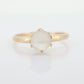 10k Victorian MOONSTONE Claw set ring. Sphere Moonstone ring. Victorian Claw Moonstone Sphere Cabochon. st(150)