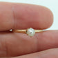 Otsby Barton Pearl Ring. 14k Yellow Gold HIGH Claw Design. OB from Art Deco 1920 Era. Pearl Seed Claw ring. st138