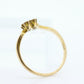 Honey comb citrine ring. 10k Yellow Gold citrine ring.