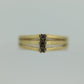 10k Diamond trio ring. 3 stone Diamond Ring. Stacking ring. Journey ring st(75/90)