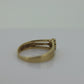 10k Diamond trio ring. 3 stone Diamond Ring. Stacking ring. Journey ring st(75/90)