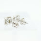 Diamond stud earrings. 10k Stud posts with 1.00ctw Diamonds made by ZEI