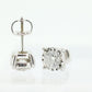 Diamond stud earrings. 10k Stud posts with 1.00ctw Diamonds made by ZEI