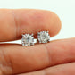 Diamond stud earrings. 10k Stud posts with 1.00ctw Diamonds made by ZEI