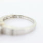 14k Princess and Baguette diamonds ring. RJM Royal Engagement ring. st(190)