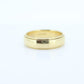 ARTCARVED JR Wood and Sons 14k Gold wide wedding band Ring Sz 4.75