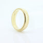 ARTCARVED JR Wood and Sons 14k Gold wide wedding band Ring Sz 4.75
