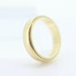 ARTCARVED JR Wood and Sons 14k Gold wide wedding band Ring Sz 4.75