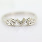 14k Marquise Diamond (0.48ctw) Wedding set. 14k white gold Bridal Set with a diamond. st403