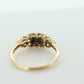 Art Deco Diamond ring. 14k Yellow and White Gold Square table. st(80/84)