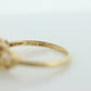 Art Deco Diamond ring. 14k Yellow and White Gold Square table. st(80/84)