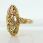 Black Hills Gold Ring. 10k Multi-Tone Black Hills Gold Statement Ring. Size 7.75 stock(103/50)