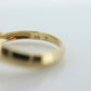 10k Citrine solitaire with Diamonds Ring. Citrine bypass statement ring. (st80/50)