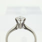 JABEL 18k 1/2ct Diamond Solitaire ring.  Vintage 18k White Gold Diamond Engagement Ring JABEL. st(575)
