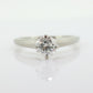 JABEL 18k 1/2ct Diamond Solitaire ring.  Vintage 18k White Gold Diamond Engagement Ring JABEL. st(575)