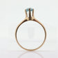 Otsby Barton TOPAZ Ring. 10k Yellow Gold HIGH Claw Design. OB from Art Deco 1920 Era. Round Topaz Claw ring. st50