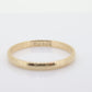 14k Yellow Gold Band. 14k Gold Wedding Band 2mm wide Size 6.5 st(55)