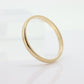 14k Yellow Gold Band. 14k Gold Wedding Band 2mm wide Size 6.5 st(55)
