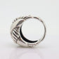 David Yurman ring. Cable Sterling Silver ring. Weave Woven basket cable D Yurman ring. st(95)