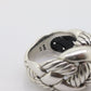 David Yurman ring. Cable Sterling Silver ring. Weave Woven basket cable D Yurman ring. st(95)