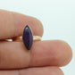 10k SUGILITE Purple bezel ring. Antique 10k Marquise Purple Sugilite bezel set in a cup shank. st(80)