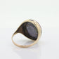 10k SUGILITE Purple bezel ring. Antique 10k Oval Purple Sugilite bezel set in a cup shank. Pinky Pinkie ring st(68)