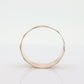 14k Wide LEAF Ornate engraved band. 14k Rose Gold  Vintage Victorian Cigar band leaf design. 6mm sz4 st(100)