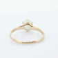 10k Victorian MOONSTONE Claw set ring. Sphere Moonstone ring. Victorian Claw Moonstone Sphere Cabochon. st(150)