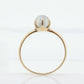 10k Victorian MOONSTONE Claw set ring. Sphere Moonstone ring. Victorian Claw Moonstone Sphere Cabochon. st(150)