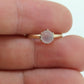 10k Victorian MOONSTONE Claw set ring. Sphere Moonstone ring. Victorian Claw Moonstone Sphere Cabochon. st(150)