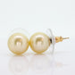 GOLDEN SOUTH SEA Pearl Stud Earrings -10mm Deep Golden South Sea Pearls - 14k Yellow gold - Earrings - st(196/11)