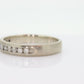 10k Diamond Band. Mens or Womens 10k Comfort Fit Band with channel set 0.36ctw diamonds sz12.25 st(109/25)