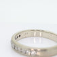 10k Diamond Band. Mens or Womens 10k Comfort Fit Band with channel set 0.36ctw diamonds sz12.25 st(109/25)