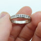 10k Diamond Band. Mens or Womens 10k Comfort Fit Band with channel set 0.36ctw diamonds sz12.25 st(109/25)