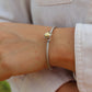 David Yurman Cable Buckle Hook Bangle Bracelet DY 925 Sterling Silver 585 18k Gold. David Yurman Chatelaine Bracelet st(155)